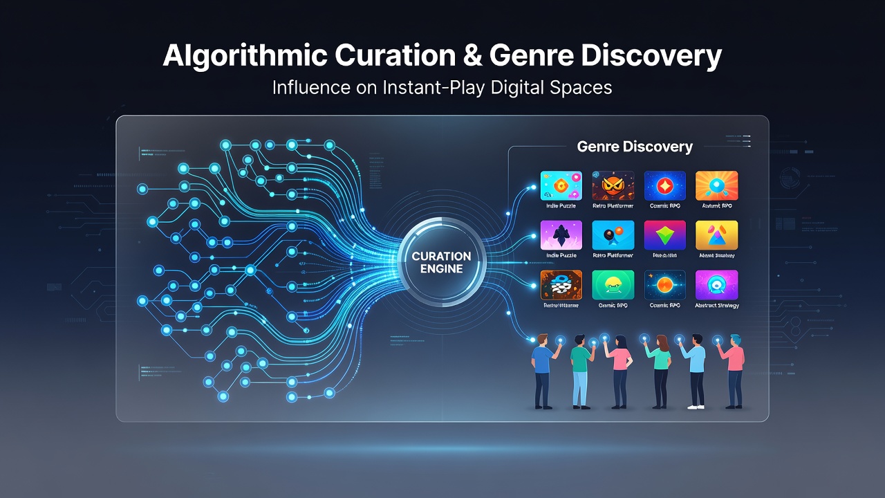 Data visualization of genre distribution shifts in instant-play recommendation feeds over multiple user sessions