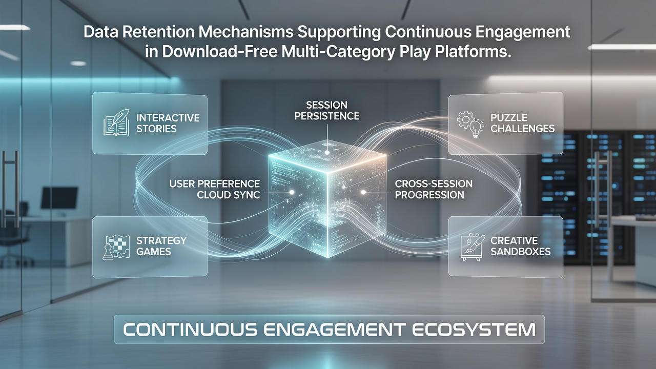 Data flow diagram illustrating local browser storage syncing with cloud servers for uninterrupted multiplayer sessions