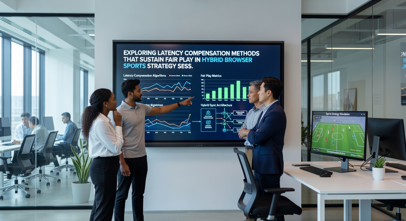 Screenshot of a live browser sports strategy session showing synchronized player views and compensation indicators