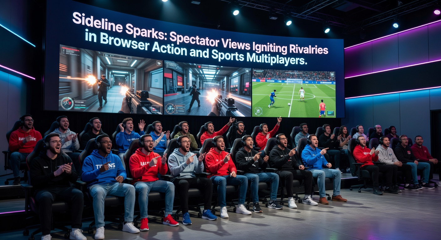 Close-up of a browser game interface showing spectator chat exploding with rivalry taunts during an intense action match